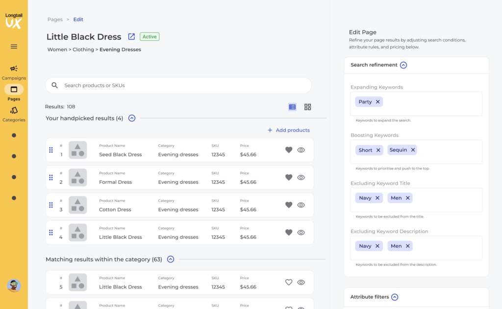 Edit Page  UI