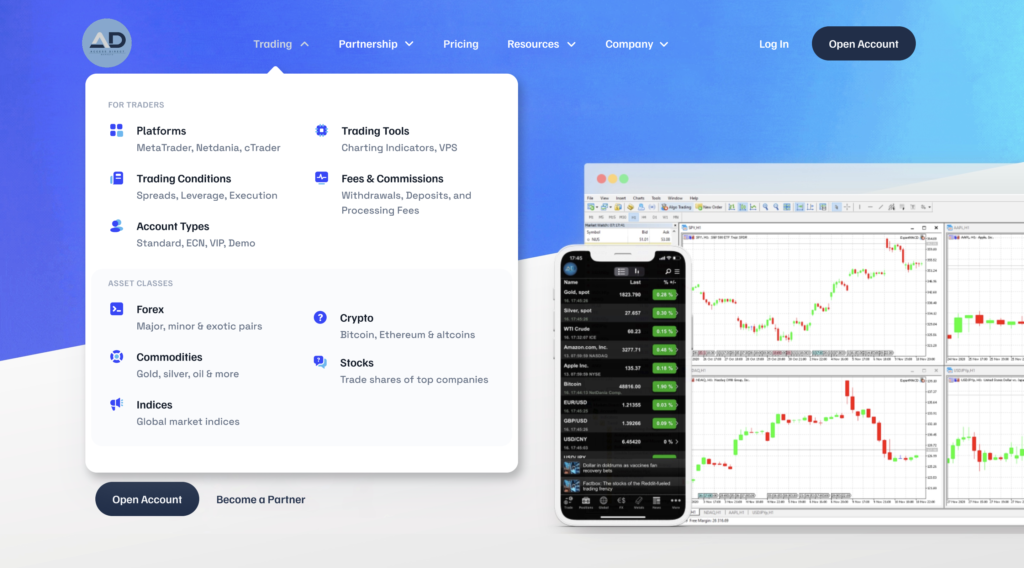 New access direct menu
