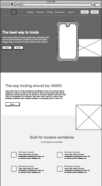 Low mockup home page